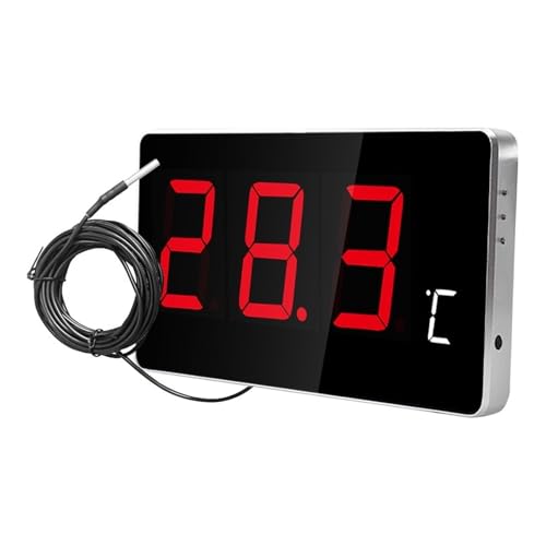 Digitales Thermometer, Heimelektronik For LED-Poolthermometer, Großbild-Temperaturdetektor, Innen- Und Außenbereich, Saunaraumsonde Genaue Messung Digitales Thermometer, Heimelektronik For LED-Poolthermometer, Großbild-Temperaturdetektor, Innen- Und Außenbereich, Saunaraumsonde Genaue Messung von ZGJIAJU