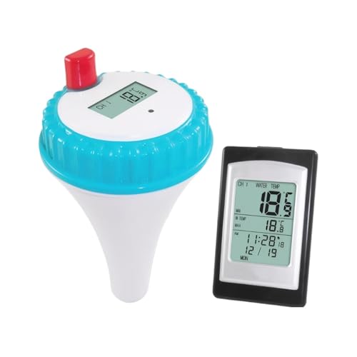 Drahtloses, Wasserdichtes, Schwimmendes Poolthermometer, Solarbetrieben, For Schwimmteich, Badewanne, Digitales LCD-Temperaturmessgerät, Mit Hintergrundbeleuchtung Genaue Messung Drahtloses, Wasserdichtes, Schwimmendes Poolthermometer, Solarbetrieben, For Schwimmteich, Badewanne, Digitales LCD-Temperaturmessgerät, Mit Hintergrundbeleuchtung Genaue Messung von ZGJIAJU