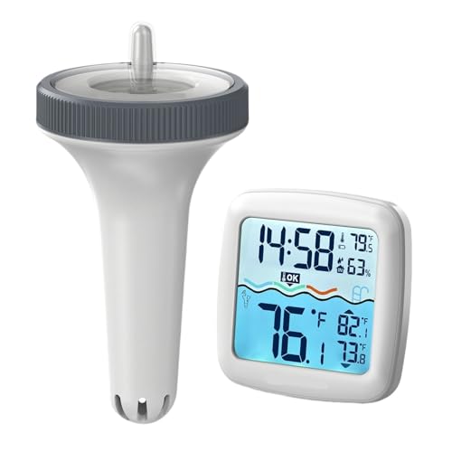 Drahtloses Schwimmendes Poolthermometer, Digitales Schwimmendes Poolthermometer For Den Innen- Und Außenbereich, For Schwimmbäder, Badewasser, Spas Und Aquarien Genaue Messung Drahtloses Schwimmendes Poolthermometer, Digitales Schwimmendes Poolthermometer For Den Innen- Und Außenbereich, For Schwimmbäder, Badewasser, Spas Und Aquarien Genaue Messung von ZGJIAJU
