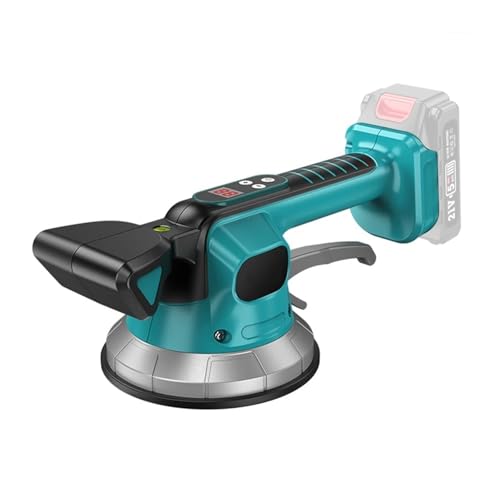 Fliesenvibrationsgerät 21V 10-Gang-Fliesenmaschine, Elektrische Wand- Und Bodenfliesenverlegung, Vibrierendes Werkzeug, Vergrößerter Saugnapf, Heim-Fliesenpflastergerät von ZGJIAJU