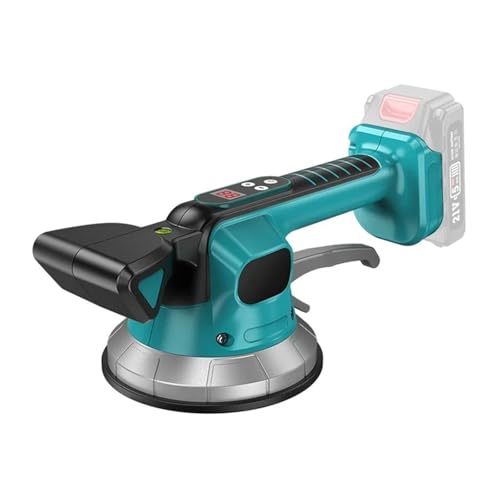 Fliesenvibrationsgerät DC21V 10-Gang-Fliesenmaschine, Elektrische Wand- Und Bodenfliesenverlegung, Vibrierendes Werkzeug, Vergrößerter Saugnapf, Heim-Fliesenpflastergerät(2 Battery) von ZGJIAJU