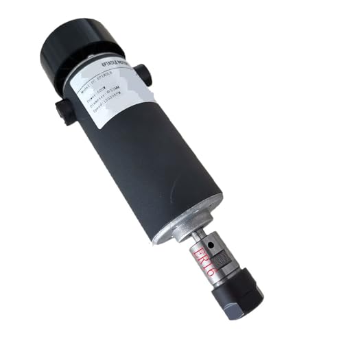 Hochgeschwindigkeits-DC-500-W-Spindelmotor DIY-Graviermaschinenspindel 0,5 KW Gebürstete, Luftgekühlte Spindel Präzision Effizient(500W ER16 Spindle) von ZGJIAJU