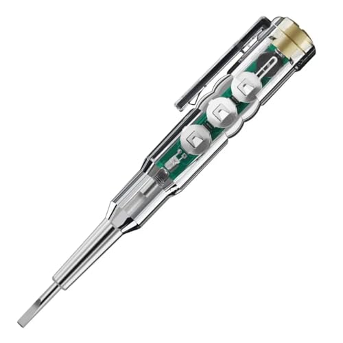 Intelligenter Spannungsprüferstift, Berührungsloser Induktions-Digital-Stromerkennungsstift, Elektrischer Schraubendreher-Sonden-Schaltkreisanzeige von ZGJIAJU