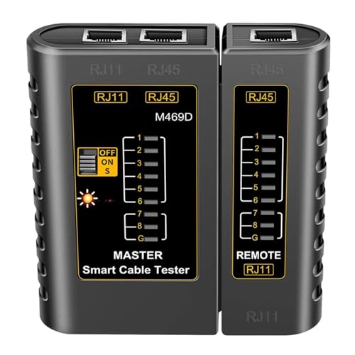 Kabeltester Netzwerktest-Tool For Netzwerk(Black 103x97mm) von ZGJIAJU
