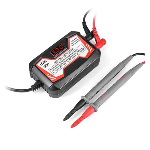 LED-Stromtester TV-Hintergrundbeleuchtungstester LCD-TV-Wartungserkennungsgerät LED-Streifen Lampenperlen-Testwerkzeug(Black) von ZGJIAJU