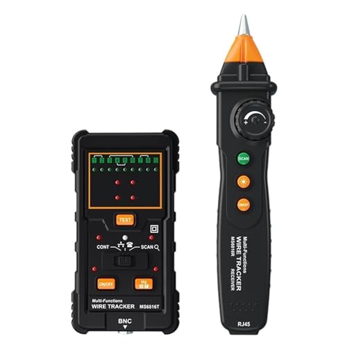 MS6816 Multifunktionaler Netzwerkkabel-Finder, Anti-Interferenz-Stromleitungs-Patrouilleninstrument, Gebrochener Punkt, Messleitungsprüfgerät von ZGJIAJU