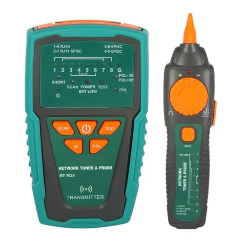 MT-7028 Netzwerk-Toner-Sonden-Set, Audio-Netzwerk-Check-Line-Tester, Tracker, Netzwerk, Datenkommunikation, Audio-/Video-TV-Kabel von ZGJIAJU