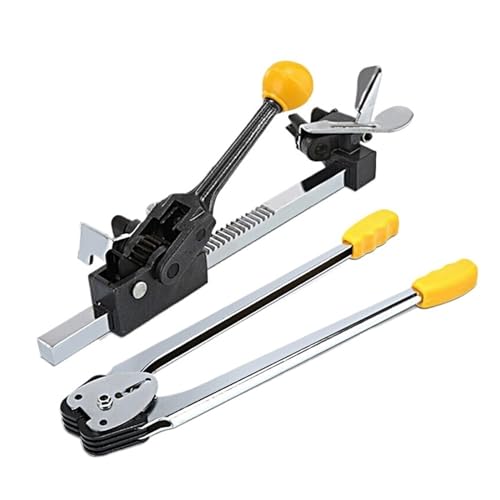 Manuelles Ballenpressen-Set, Manuelle Verschließmaschine, Packmaschine, Packzange, Halbautomatischer Spanner von ZGJIAJU