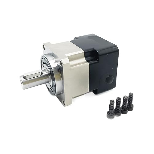 Motorreduzierer Planetengetriebe Hochpräzises Schrägstirnradgetriebe 200W/400W Servomotor-Untersetzungsgetriebe For Graviermaschine(Ratio 4 to 1,11 Input 16 Shaft) von ZGJIAJU