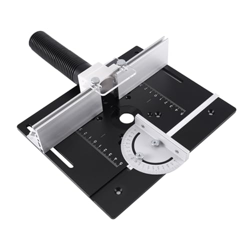 Multifunktionale Aluminium Router Tisch Einsatz Platte Holzbearbeitung Holz Router Flip Platte Zubehör For Werkbank Router Platte Präzise Einfach von ZGJIAJU