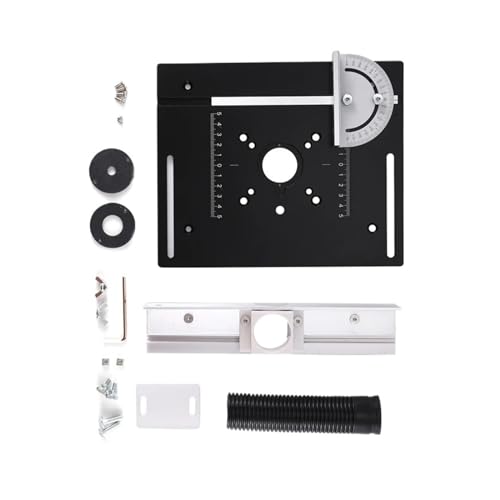 Multifunktionale Aluminium Router Tisch Einsatz Platte Holzbearbeitung Holz Router Flip Platte Zubehör For Werkbank Router Platte Präzise Einfach von ZGJIAJU