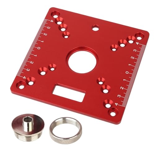 Multifunktionale Aluminium Router Tisch Insert Platte Holz Trimmer Elektrische Holz Fräsen Flip Platte For DIY Werkbank Präzise Einfach von ZGJIAJU