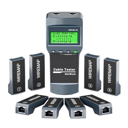 NF-8108M Kabel-Tracker, Netzwerk-Kabeltester, LCD-Display, Länge Messen, Wiremap-Tester, Netzwerk-Tools NF-8108M Kabel-Tracker, Netzwerk-Kabeltester, LCD-Display, Länge Messen, Wiremap-Tester, Netzwerk-Tools von ZGJIAJU