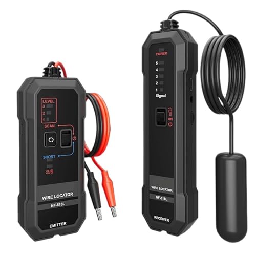 NF-818L Underground Wire Tracer Anti-Interferenz-Kabeltester Visual Fault Cable Locator Kabelfinder von ZGJIAJU