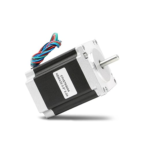 Nema23 57x76mm Schrittmotor 0,9 Grad 1,89 Nm 3A 270Oz-in D = 6,35 Mm 4 Drähte For CNC-Maschine Und 3D-Drucker von ZGJIAJU