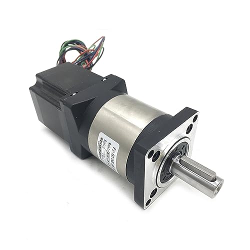 Nema23 Schrittmotor Mit Planetengetriebe, Planetengetriebe, 2-Phasen-Untersetzungsgetriebe, For CNC-Fräser, Manipulator, Maskenmaschine(Ratio 40to1,3.0N.m Motor Kit) von ZGJIAJU