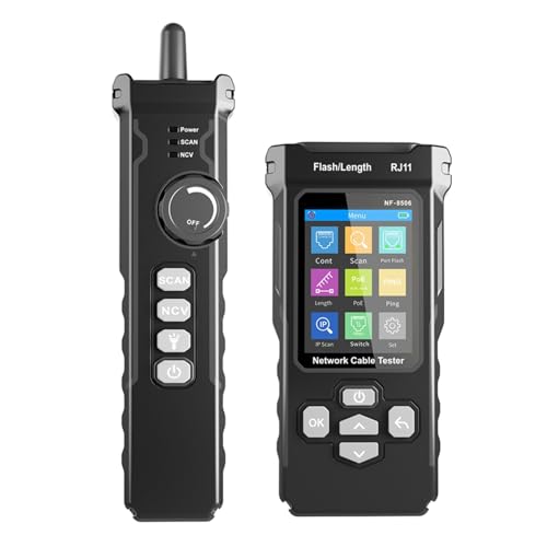 Netzwerkkabeltester, Unterstützungstest, IP-Scan, Netzwerk-Portgeschwindigkeit, Multifunktions-Kabel-Tracer-Finder-Tool Netzwerkkabeltester, Unterstützungstest, IP-Scan, Netzwerk-Portgeschwindigkeit, Multifunktions-Kabel-Tracer-Finder-Tool von ZGJIAJU