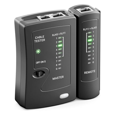 Netzwerkkabeltester For Geschirmte Kabel(Black) von ZGJIAJU