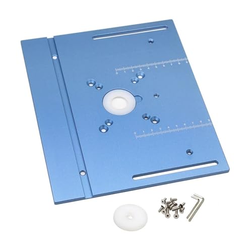 Router Tisch Einsatz Platte Holzbearbeitung Trimmer Elektrische Holz Fräsen Flip Platte For DIY Werkbank Präzise Einfach von ZGJIAJU