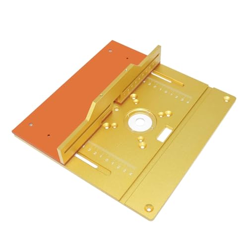 Router Tisch Einsatz Platte Legierung Holz Fräsen Flip Board Trimmen Maschine Gravur Hilfs Werkzeug Holzbearbeitung Bänke Präzise Einfach(2pcs) von ZGJIAJU