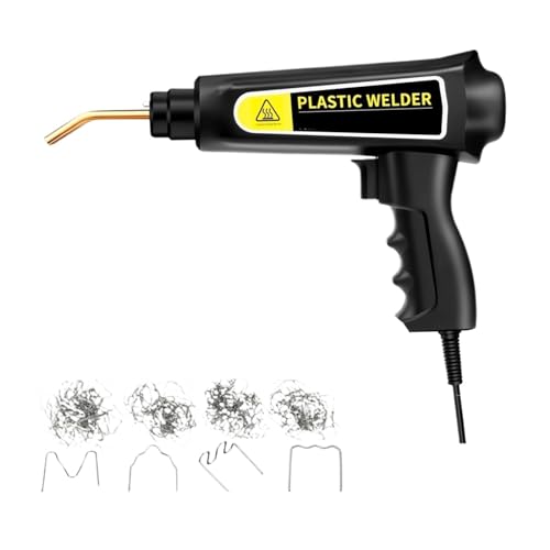 Schweißpistole Professionelle Kunststoffschweißgeräte Heißhefter Maschine Heftklammerreparaturmaschine Autostoßstangenreparatur Hefter Schweißwerkzeug Leicht Leistungsstark(With 800Pcs) von ZGJIAJU