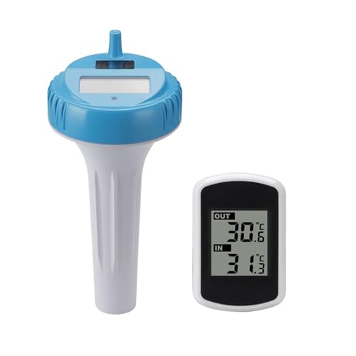 Schwimmendes Solar-Wasserthermometer, IP67, Wasserdicht, Digital, LCD, For Badezimmer, Pool, Spa, Temperaturüberwachung, Alarm, -40 °C Bis 60 °C Genaue Messung Schwimmendes Solar-Wasserthermometer, IP67, Wasserdicht, Digital, LCD, For Badezimmer, Pool, Spa, Temperaturüberwachung, Alarm, -40 °C Bis 60 °C Genaue Messung von ZGJIAJU