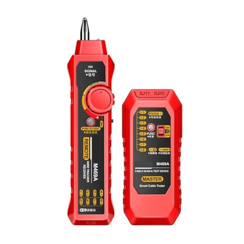 Smart Netzwerk Kabel Test Kabel Tester Finder Linie Tracer Empfänger Netzwerk Werkzeug Netzwerk Reparatur(Red) von ZGJIAJU