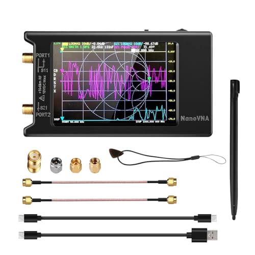 Spektrumanalysatoren Vektornetzwerk-Antennenanalysatoren Antennentuner(NanoVNA-H4 V4.3 32GB) von ZGJIAJU