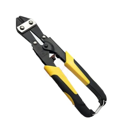 Stahlschere Bolzenschneider Drahtzange Schere Bewehrungsschere Zange Drahtseilschere Feststellzange Effizientes Schneiden(Yellow) von ZGJIAJU