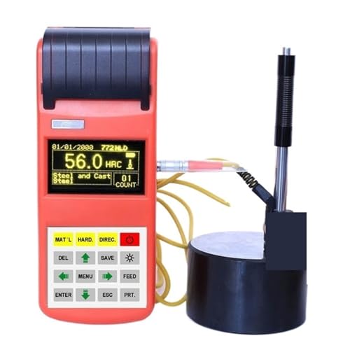 THL500 tragbarer Leeb-Härteprüfer/Meter-Härteprüfer mit integriertem Drucker mit großem OLED-Bildschirm/Metallhärteprüfer von ZGJIAJU