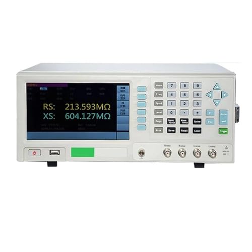 Tester LCR Benchtop Digital Bridge 100 KHz-1 MHz Desktop LCR Tester Messgerät Kapazität Widerstand Impedanz Induktivität Messung(ET3501-100KHz) von ZGJIAJU