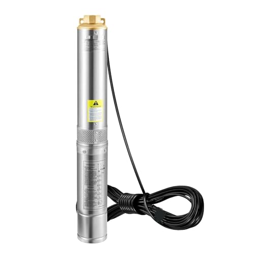 Tiefbrunnen-Tauchpumpe Edelstahl-Wasserpumpe Hocheffizient Umfassend(370W Control Box) von ZGJIAJU