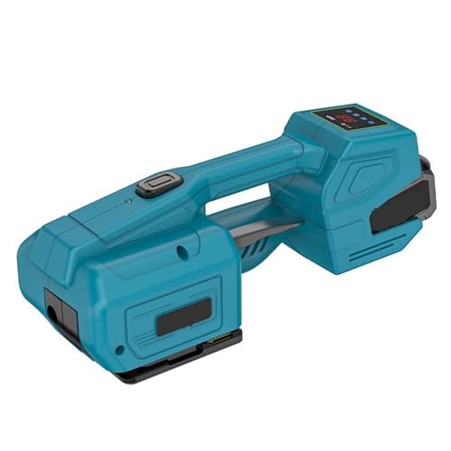 Umreifungsmaschine Elektrische Ballenpresse, Tragbare Lithium-Umreifungsbandstraffung, Schnallenfreie, Integrierte Heißschmelz-Umreifungsmaschine, Automatisch(Two power and one charger) von ZGJIAJU