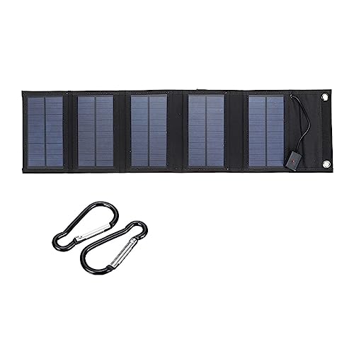 ZGJIAJU 15/20W 5V Solar Panel Outdoor Camping Wandern Faltbare USB Solar Panels Tragbare Power Bank Batterie Solar ladegerät for Handy Sicher Effizient(15W 5V) von ZGJIAJU