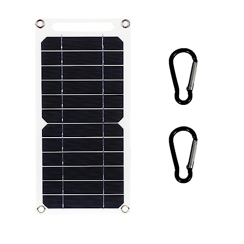 ZGJIAJU 20 W Solar Panel USB 5 V Solarzelle Outdoor Wanderung Batterie Ladegerät System Solar Panel Kit Komplett for Handy Power Bank Uhr Sicher Effizient(1pcs) von ZGJIAJU