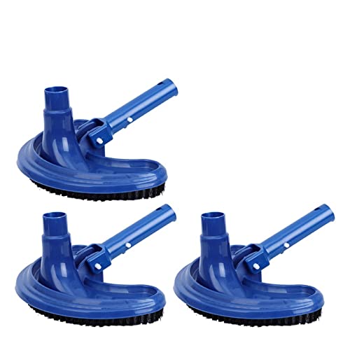 ZGJIAJU Poolsauger 1-5 stücke Vakuum Kopf Pinsel Reiniger Pool Saugkopf Pinsel Reiniger Half Moon Flexible Schwimmen Pool Reinigung Werkzeug zubehör(3pcs) von ZGJIAJU