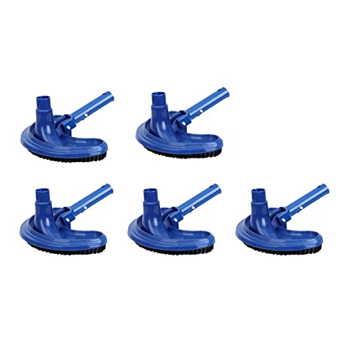 ZGJIAJU Poolsauger 1-5 stücke Vakuum Kopf Pinsel Reiniger Pool Saugkopf Pinsel Reiniger Half Moon Flexible Schwimmen Pool Reinigung Werkzeug zubehör(5pcs) von ZGJIAJU