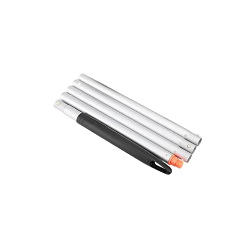 ZGJIAJU Poolsauger Professionelle Ersatz-Poolstangenstange, passend for Net Rake Staubsaugerkopf, Bürstenreiniger-Teil(Black) von ZGJIAJU