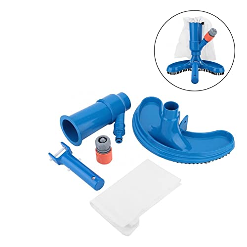 ZGJIAJU Poolsauger Schwimmbad-Staubsauger-Set for den Außenbereich, sauberer Poolboden, Netz-Desinfektionswerkzeug-Set, Saugkopf, Spa-Reinigungsbürste(Set) von ZGJIAJU