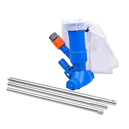 ZGJIAJU Poolsauger Tragbare Schwimmbad-Staubsaugerbürste, Pool-Staubsauger-Kopfreiniger mit Netzbeutel, Handreinigungswerkzeug, Spa-Teich-Zubehör(Set) von ZGJIAJU