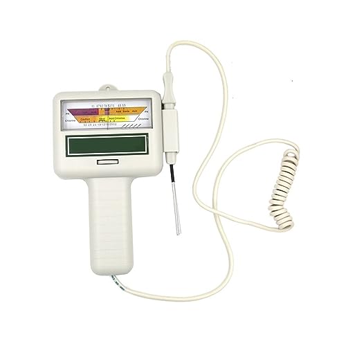 ZGJIAJU Wassertester 2 In 1 PH Chlor Meter Tester PH Tester Chlor Wasser Qualität Test Gerät Messung for Pool Aquarium(B) von ZGJIAJU