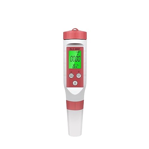 ZGJIAJU Wassertester Blue Tooth 4 In1 PH/TDS/EC/Temp Meter Digitaler Wasserqualitätstester Smart Online Monitor APP Steuerung for Aquarien Pool(PH EC TDS Temp) von ZGJIAJU