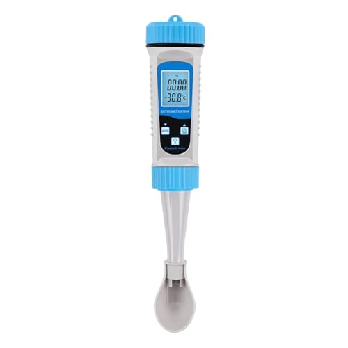 ZGJIAJU Wassertester Digitaler Wasserqualitätstester EC TDS Salt SG Temp 5-in-1-Wassertestdetektor Bluetooth Mit Hintergrundbeleuchtung for Heimaquakultur ZGJIAJU Wassertester Digitaler Wasserqualitätstester EC TDS Salt SG Temp 5-in-1-Wassertestdetektor Bluetooth Mit Hintergrundbeleuchtung for Heimaquakultur von ZGJIAJU