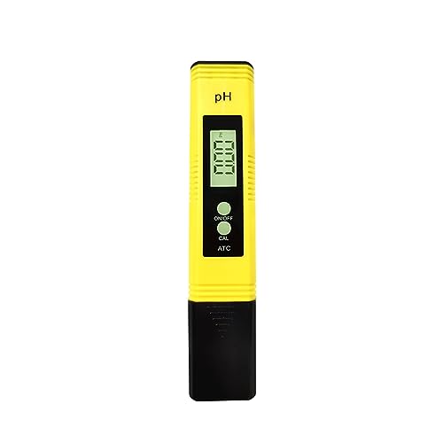 ZGJIAJU Wassertester Mini 0,01 Genauigkeit Digital 0-14 PH Meter Tester for Wasser Lebensmittel Aquarium Schwimmbad Hydrokultur Messen Wasser Säure Gerät(PH03-no Backlight) von ZGJIAJU