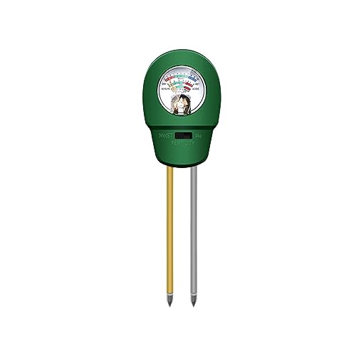 ZGJIAJU Wassertester PH-Messgerät 0,01 Hohe Präzision for Wasser-/Bodenqualitätstester 0-14 PH-Messgerät 0-9990 Ppm TDS-Messgerät Digitaler Wassertester for Aquarium(Soil PH Meter D) von ZGJIAJU