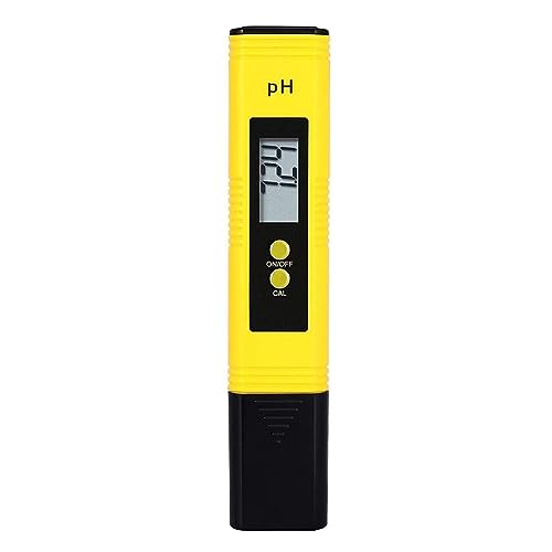 ZGJIAJU Wassertester PH-Messgerät Und TDS-Messgerät, Digitaler Wasserqualitätstester, 0–14, PH-Messgerät, Tester 0–9990 Ppm, TDS Und EC-LCD-Wasserreinheit, PPM, Aquariumfilter(PH with Battery) von ZGJIAJU