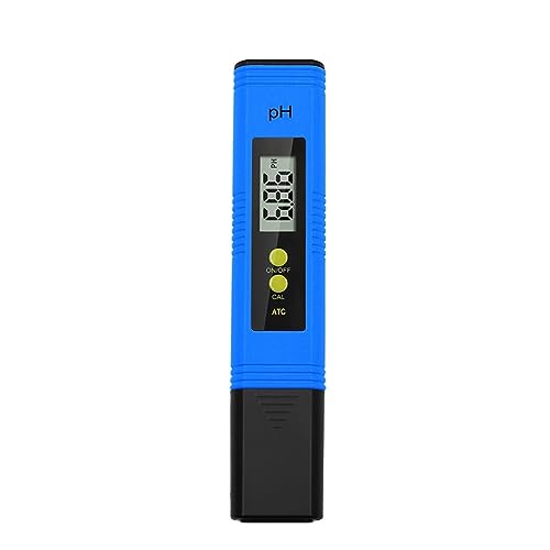ZGJIAJU Wassertester PH-Meter 0,01 Hohe Präzision for Wasserqualitätstester Mit 0–14 Messbereich, Geeignet for Aquarien, Schwimmbäder(Blue) von ZGJIAJU