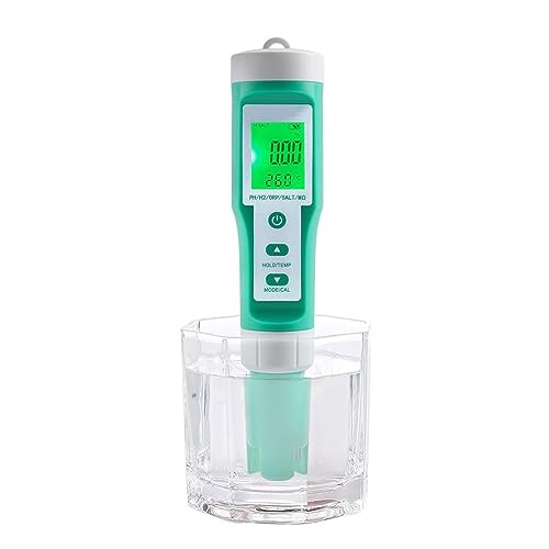 ZGJIAJU Wassertester PH Meter Tds Tester Digital ORP EC Salzgehalt H2 SG Spa Aquarium Wasser Test Tool Lösung Dünger Widerstand Test Instrumente ZGJIAJU Wassertester PH Meter Tds Tester Digital ORP EC Salzgehalt H2 SG Spa Aquarium Wasser Test Tool Lösung Dünger Widerstand Test Instrumente von ZGJIAJU
