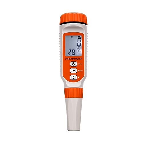 ZGJIAJU Wassertester Professionelles Digitales Wasserqualitätsmessgerät, Leitfähigkeitsanalysator, Temperaturtester for Insgesamt Gelöste Feststoffe, TDS/COND Temp von ZGJIAJU