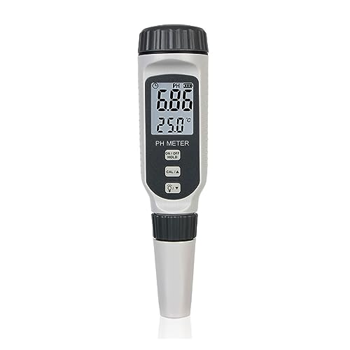ZGJIAJU Wassertester Säuremessgerät, Stifttyp, Wasserqualitätstester, Professionelles PH-Messgerät, Acidometer for Aquarium, Tragbare Messung von ZGJIAJU